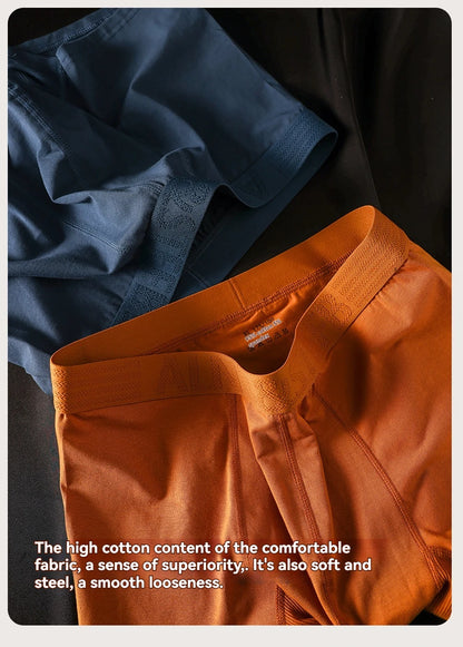 3 Teile/paket 100% Baumwolle Antibakterielle Boxer Hombre Doppel-schicht Atmungsaktive Hygroskopischen U Pouch Unterwäsche Mode männer Höschen