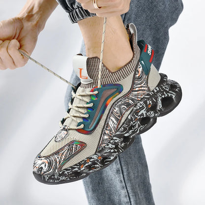 Shoes men Sneakers Male casual Mens Shoes tenis Luxury shoes Trainer Race Breathable Shoes fashion loafers running Shoes for men.