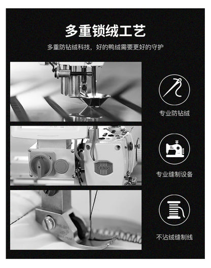 Men's Winter Down Pants 90% Goose Down Warm Fleece Lined Casual Trousers Elastic Waist  Pantalones Hombre Calça Casual PT-587.