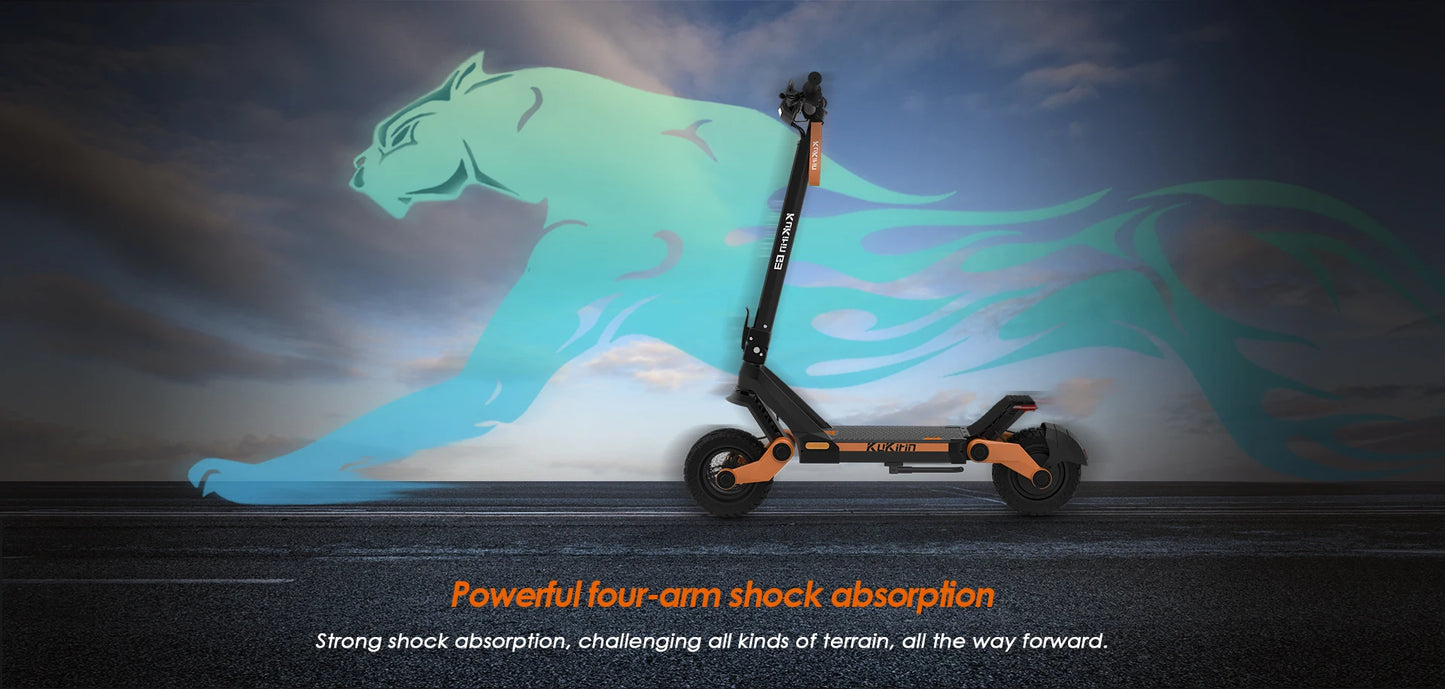 Kukirin G3 Adult Foldable Electric Scooter Powerful Wheels 1200W 52V18AH Electric Scooter.