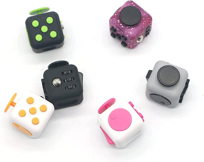 Solid Color Fidget Decompression Dice for Release Stress Autism Anxiety Relieve Adult Kids Stress Relief Anti-Stress Fingertip.