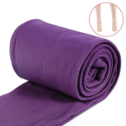 Fluff Lined Winter Thermal Warm Thick Pantyhose Stretch Slim Leggings Pants Colorful Warm Tights Women's Clothing