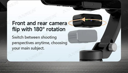 Handheld 3-Axis Gimbal Phone Holder Anti Shake Video Record with Selfie Tripod Stabilizer for Xiaomi iPhone Cellphone Smartphone.