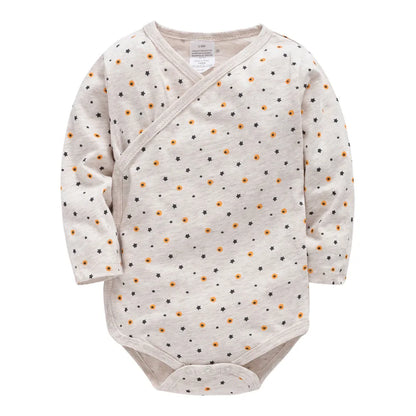 Honeyzone Baby Boy Bodysuit O-Neck Cartoon Print Neugeborene Baumwolle Kleidung ein Stück weiches Design Kinder Kostüm.