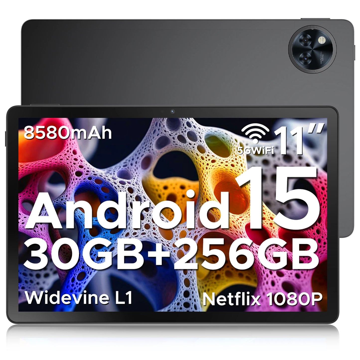 Global Version Doogee U11 Pro Android 15 Tablet Pc 11 Inch Ultra-Clear 90Hz Display 30Gb(6+24) 256Gb 8580Mah Battery Tablet