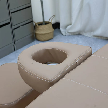 Elektrisches Lift-Shampoo-Bett, All-in-One-SPA-Salonmöbel mit Massage- und Wassercirculation, Waschbecken, Kopfbegasung und Fußbad