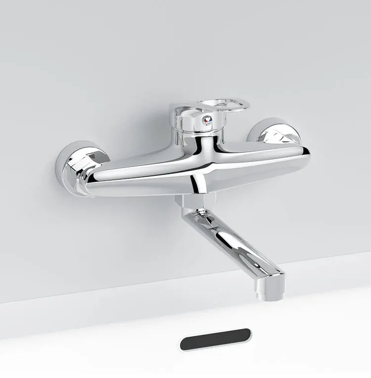 Kitchen Faucet Mixers Wall Mounted Single Handle Mixer Tap Sink Faucet Rotation Hot Cold Water Mixer Mop Pool Tap Basin Faucet