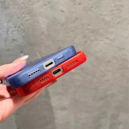 Painting Lily Flower Phone Case For iPhone 17 Air 16 15 14 13 12 11 Pro Max 7 8 Plus Black Hard Cover.