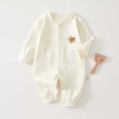Frühling und Herbst 0-12 Monate Baby Strampler Hochwertige Neugeborene Mädchen Jungen 100 % Baumwolle Kleidung von Langarm Säuglingskleidung.