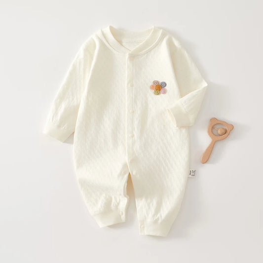 Frühling und Herbst 0-12 Monate Baby Strampler Hochwertige Neugeborene Mädchen Jungen 100 % Baumwolle Kleidung von Langarm Säuglingskleidung.
