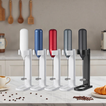 Household Kitchen Portable Mini Handheld SUS304 Mixing Head Electric Food Blender Drink Mixer Coffee Milk Frother With Stand.