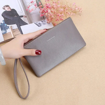 2021 New Zipper Ladies Long Wallet Coin Purse Wallet PU Fashion Clutch Bag Large Capacity Ladies Wallet.