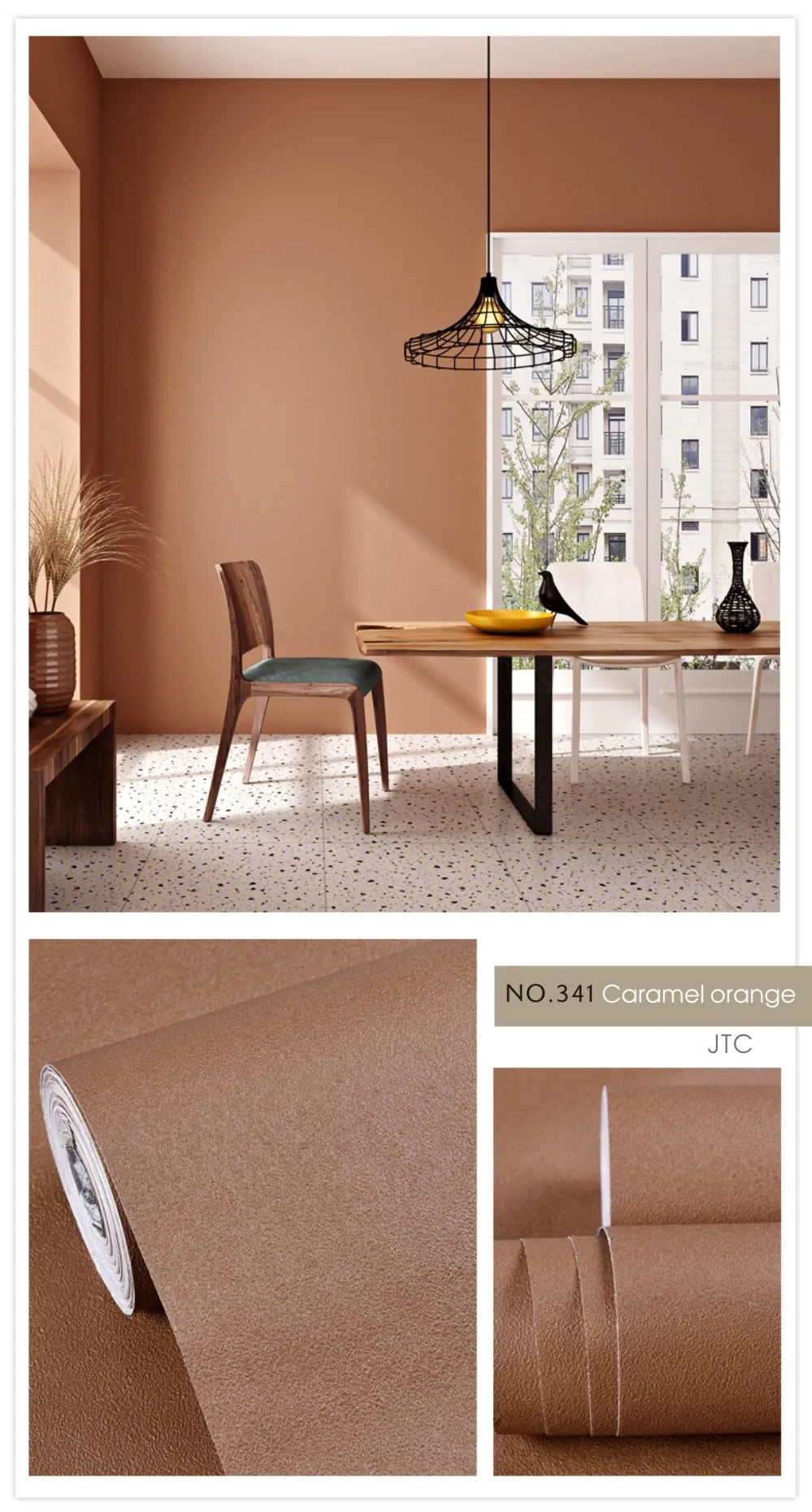 Einfarbige Schlafzimmer Tapete einfarbig PVC wasserdicht selbst klebend Vinyl Kontakt papier Kleider schrank dekorative Wanda uf kleber