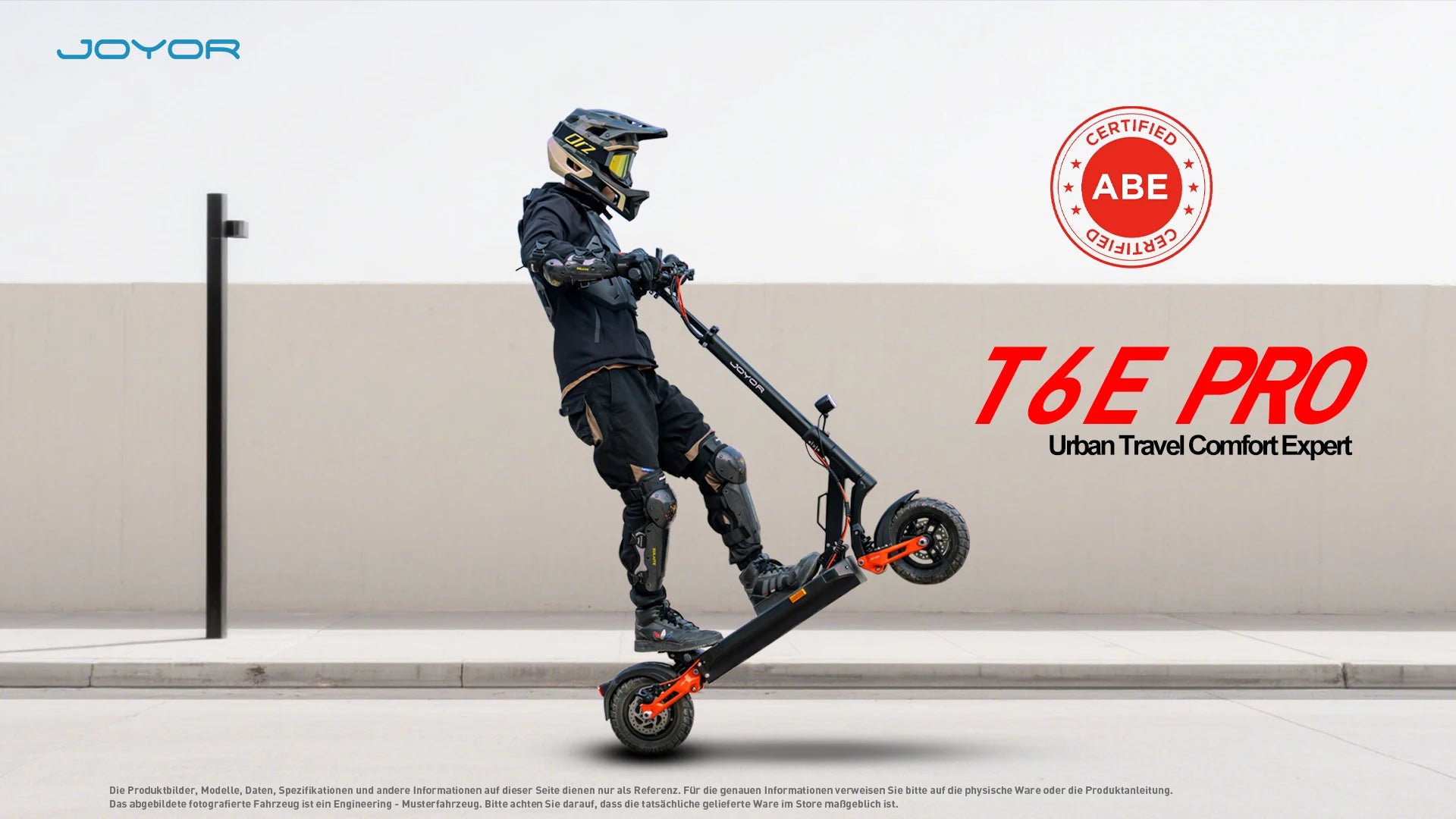 JOYOR T6E PRO（ABE) Adult Electric Scooter 500W Motor 48V26AH Battery E-Mountain Escooter 10" Off-Road Tire Foldable E-Scooter.