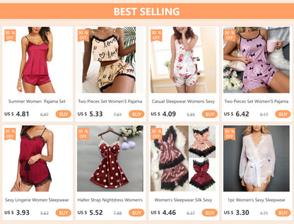 Spaghetti Strap Frauen Pyjama Set Weste Shorts Sexy Spitze Satin Leibchen Kurze Hosen Pyjamas für Frauen Nachtwäsche Set.