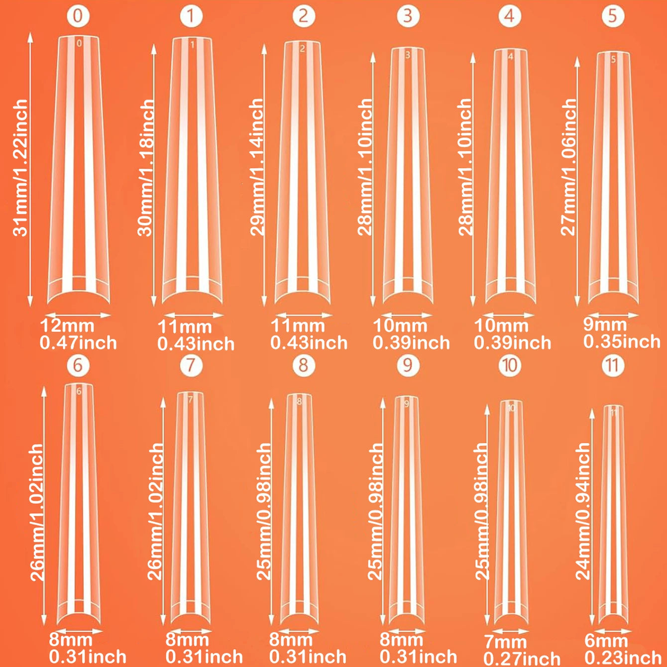 120PCS- Semi-frosted short almond clear fake nails, whitening nail art set with removable fake nails for festivals, parties, dat.