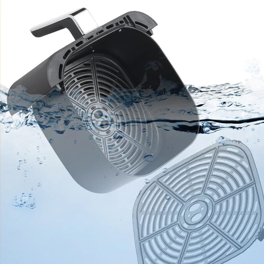 4/5/6/7/10/12L Electric Air Fryers Oil-free Automatic Household Kitchen 360°Baking Convection Oven Deep Fryer without Oil.