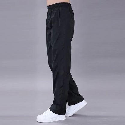 Men's Pants Sweatpant Quick Dry Breathable Pants Spring Sports Trouser Elastic Waist Straight Wide Joggers Running Tracksuit Men.