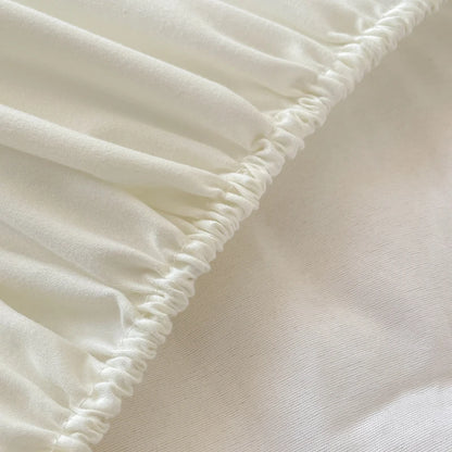 Thicken Bedspread Elastic Bed Cover Simple Style Bed Linen Queen/King Size Mattress Covers 매트리스 커버	 (No Pillowcase).