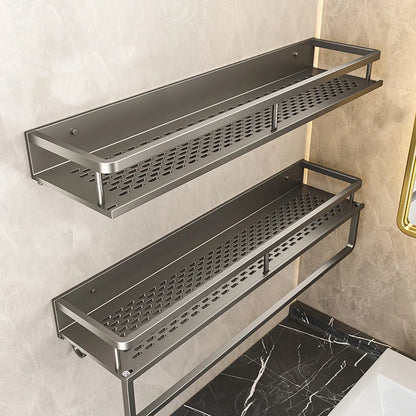 Wandmontiertes Aufbewahrungsregal ohne Bohren, Badezimmer-Waschtischregal für Waschraum, Balkon, Toilette – Organizer-Regal für Küche und Badezimmer