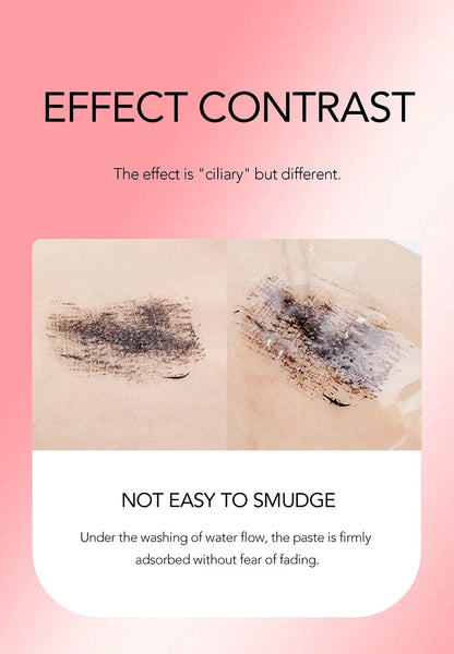 3D Mascara Waterproof Extra Volume Long -lasting Hyper-Curl Lengthening Eyelash Non-smudging Eyelashes Black Mascara Makeup.