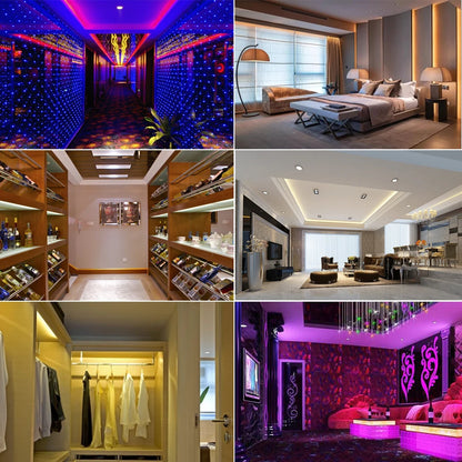 WS2812B LED Strip Individually Addressable IP67 Waterproof With Black White Transparent Cover Tube 10mm 5050 RGB 3Pin 60LEDs/m.