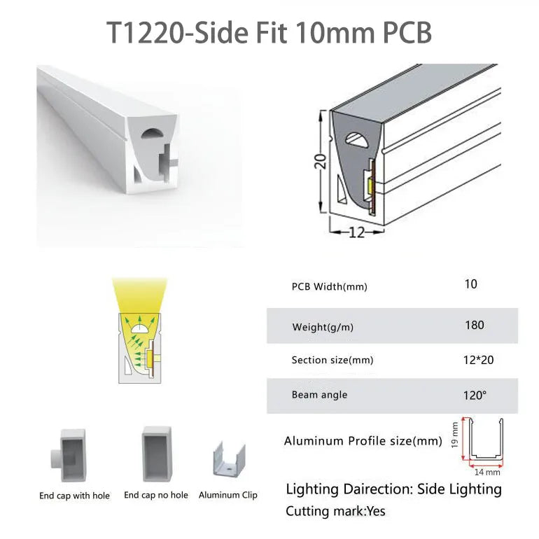 WS2812B WS2811 LED Strip Neon Rope Silica Gel Tube IP67 Waterproof For WS2815 SK6812 5050 RGB Light Ourdoor Decoration