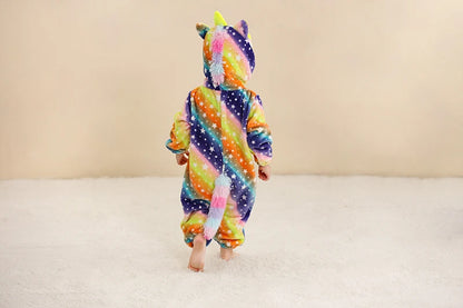 MICHLEY Winter Baby Strampler Mit Kapuze Flanell Cosplay Kleinkind Infant Kleidung Insgesamt Bodys Overall Kostüm Für Kinder Mädchen Junge