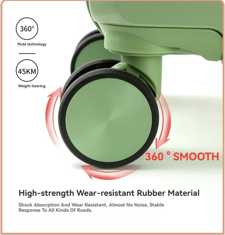 2024 neue große Kapazität langlebige Gepäcks ets abs pc Koffer Frauen Mädchen Handgepäck Boarding Reisen 18/20/22/24/.