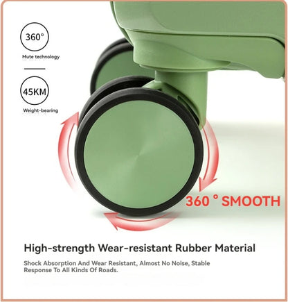 2024 neue große Kapazität langlebige Gepäcks ets abs pc Koffer Frauen Mädchen Handgepäck Boarding Reisen 18/20/22/24/.