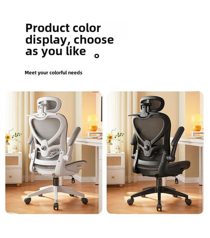 Bequemer Gaming-Stuhl mit weicher Polsterung, Nackenstütze und verstellbarem Lendenkissen für gesunde Sitzhaltung