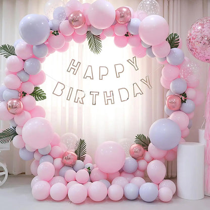 Pastell rosa Luftballons in verschiedenen Größen 18 12 10 5 Zoll für hellrosa Luftballons zum Geburtstag Valentinstag Hochzeits feier Dekoration.