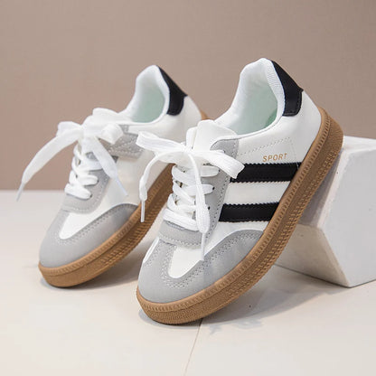 Children Tennis Shoes 2025 New Simple Kids Sneakers for Girls Patchwork Non-slip Boys Causal School Running Sneakers Non-slip.