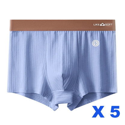 5-teilige gestreifte lustige Boxershorts für Herren, Unterwäsche, sexy Unterhose, Mann, männlich, Homme, U-konvexe Shorts, Dessous, Boxershorts, Höschen