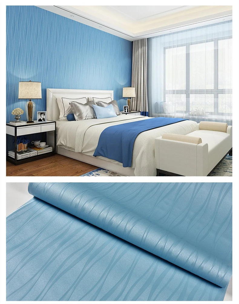 Selbstklebende Tapete, wasserdicht, einfarbig, Leinenmuster, Wohnzimmer, Schlafzimmer, Zimmer, Schrank, Dekoration, Aufkleber