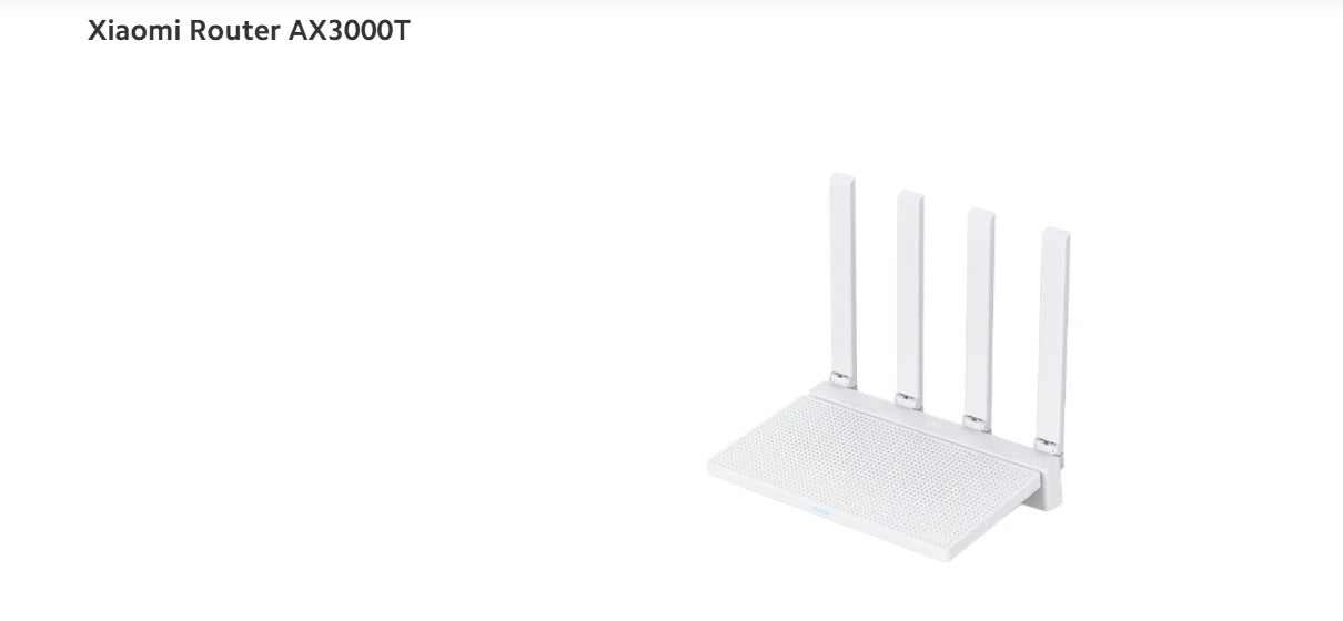 Xiaomi Router AX3000T 2.4G 5G Mesh Technology WiFi 6 Efficient Wall Penetration Children Online Protection WiFi Router Repeater