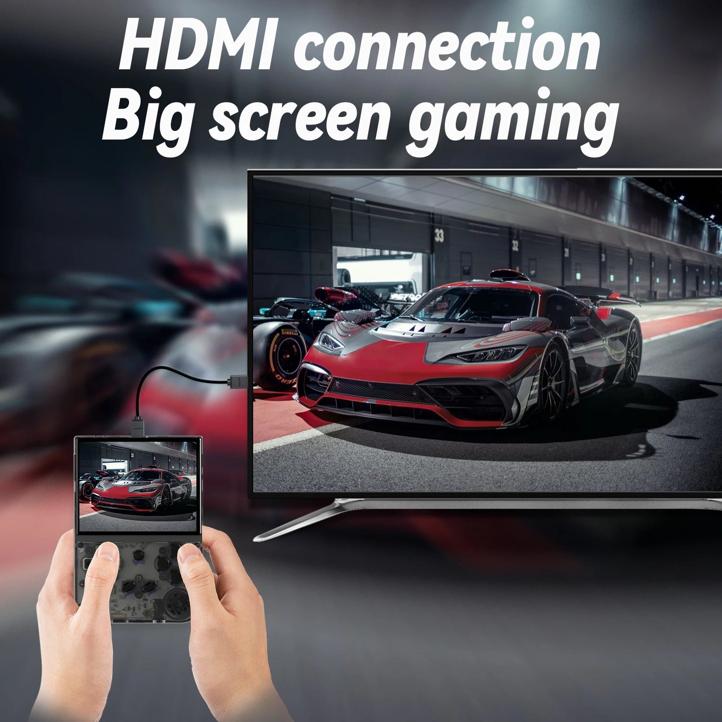 ANBERNIC RG35XX RG35XX PLUS Retro Handheld Game PlayerBuilt-in 64G TF 5000+ Classic Games Support-HDMI TV Portable Game Player