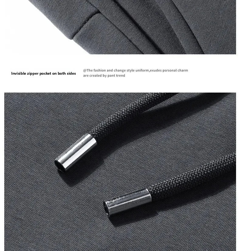 Men's Plus Size Pants Thickened Fleece Lined Thickened Autumn Winter Casual Trousers Loose Warm Outerwear Cold Proof Clothing