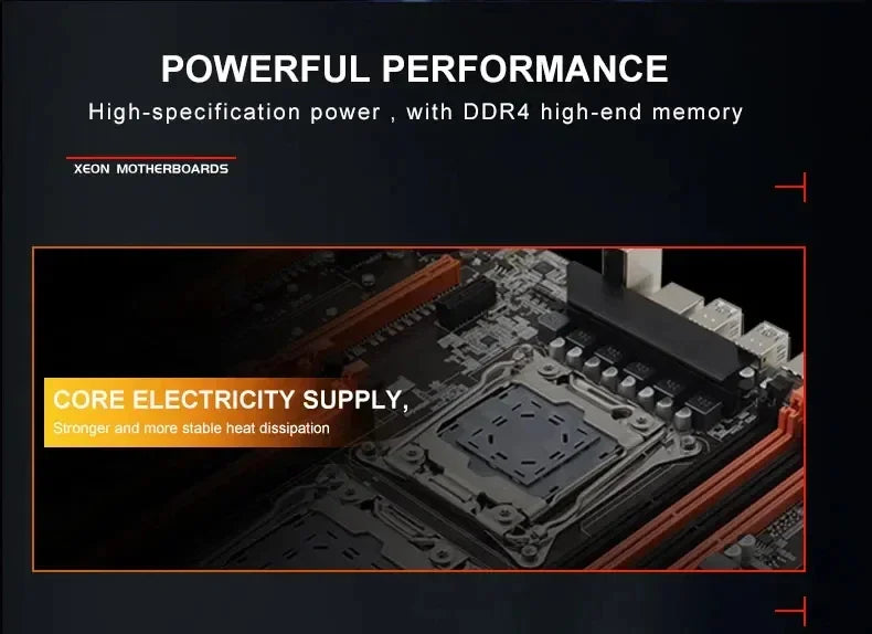 SOYO NEW X99 Dual CPU Motherboard Kit lntel Xeon E5 2680 V4&DDR4 64GB (4*16GB) LGA2011-3 M.2 NVME for Desktop Gaming Computer.