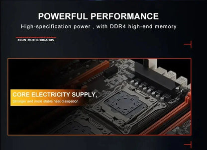 SOYO NEW X99 Dual CPU Motherboard Kit lntel Xeon E5 2680 V4&DDR4 64GB (4*16GB) LGA2011-3 M.2 NVME for Desktop Gaming Computer.