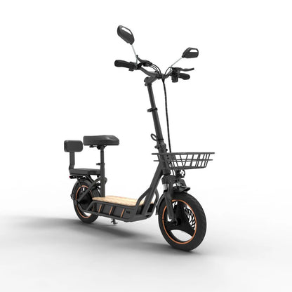 KuKirin C1 Pro Foldable Adult Electric Scooter with Seat E-Scooter 45 km/h Electric Kick Scooter 500W Skateboards Kickboard.