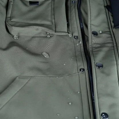 Waterproof Shark Skin Tactical Sets Mens Thicken Fleece New Soft Shell Combat Jackets+windproof Warm Cargo Pant 2 Piece Set.