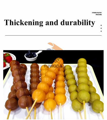 7 Holes Takoyaki Waffle Maker 3 Sticks Cheese Waffle Machine Snack Electric Waffle Machine Candied Haws Cake Baking Quail.