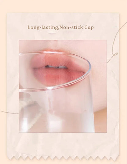 Chocolate Cloud Matte Lipstick Velvet Lip Gloss Brown Red Liquid Lip Glaze Makeup Smooth Long-Lasting Lip Tint Cosmetics.