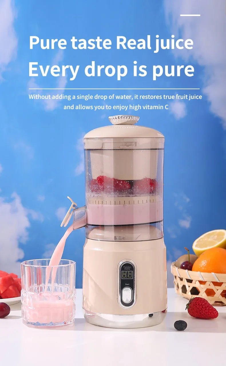 Electric Orange Juicer Portable 600ml Original Citrus Fruit Juice Extractor Lemon Squeezer Machine Smoothie Blender USB Charge.