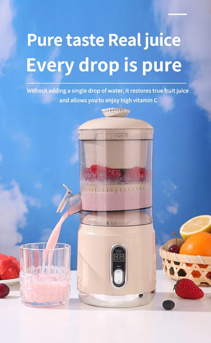 Electric Orange Juicer Portable 600ml Original Citrus Fruit Juice Extractor Lemon Squeezer Machine Smoothie Blender USB Charge.