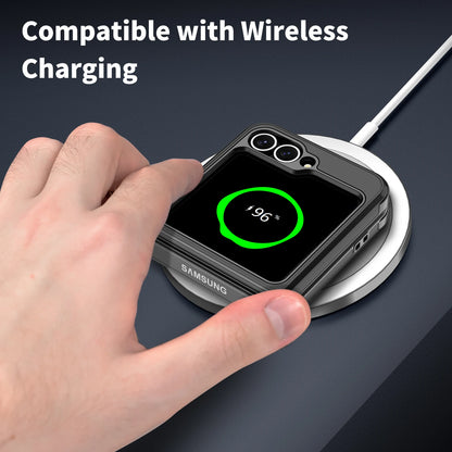 Luxury Original Official Slim Matte Protection Phone Case Samsung Galaxy Z Flip 7 6 5 4  For Wireless Charging Shockproof Cover.