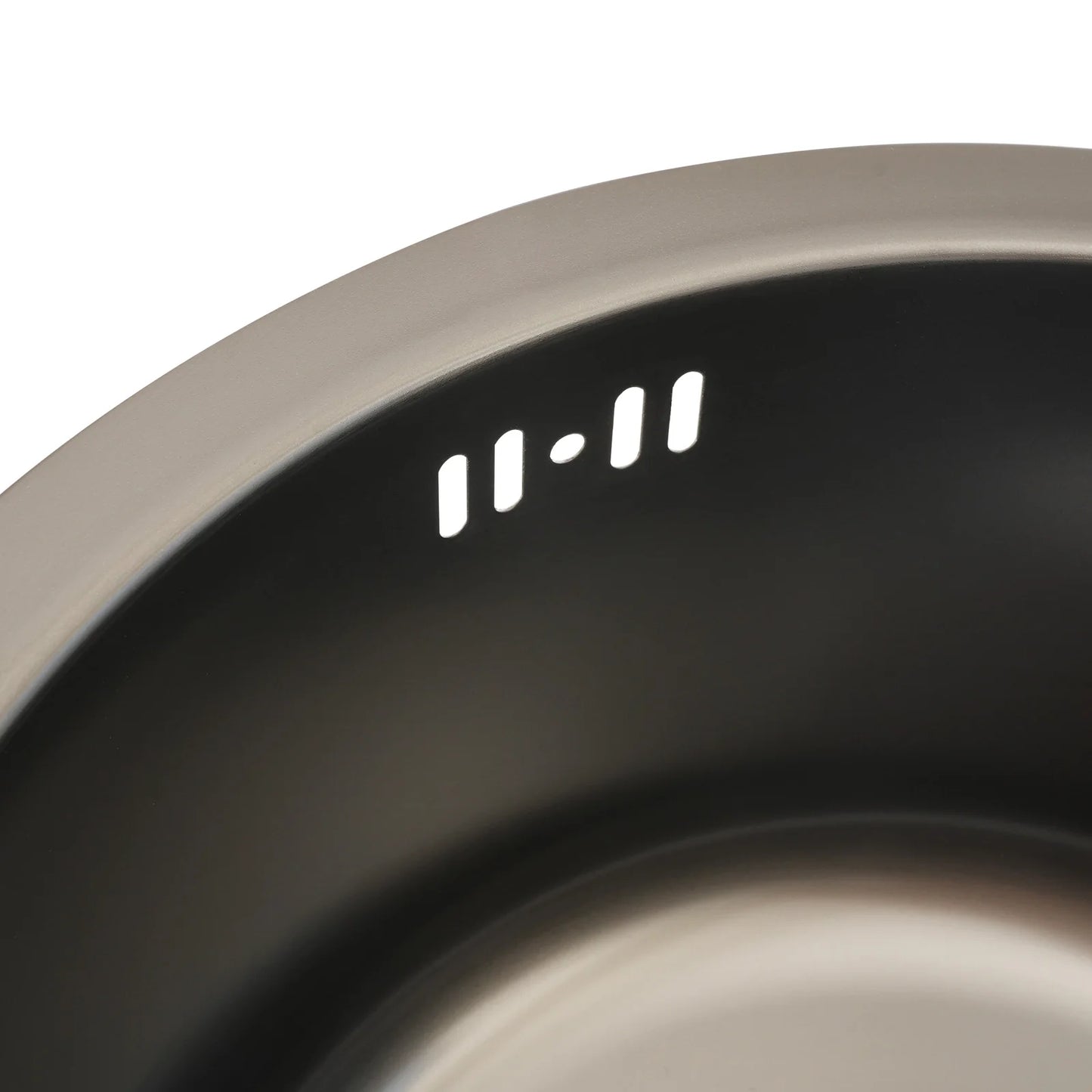 Rundes Einzelwaschbecken aus 201 Edelstahl, 7,09 Zoll, tiefes Nano-Beschichtungsspülbecken, 14,2 x 7,09 Zoll, U-förmiges geruchshemmendes Spülbecken für die Küche