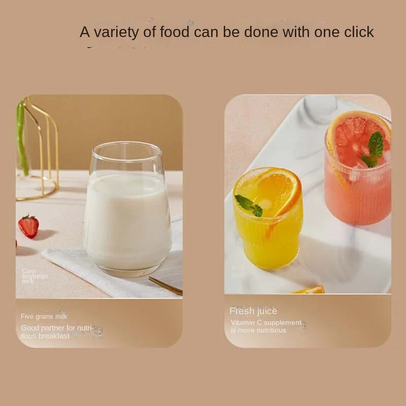 Joyoung Soybean Milk Machine 1.3-1.6L Wall Broken Filter Free Full-automatic Household Juicer DJ16G-D2575 Portable Blender.