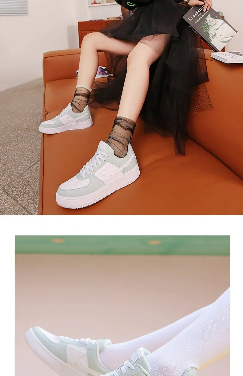 Xtep Skateboarding Shoes Non-Slip Wear-Resistant Casual White Couple Skate Sneakers Male Female Luxury Brand Shoes 881219319851